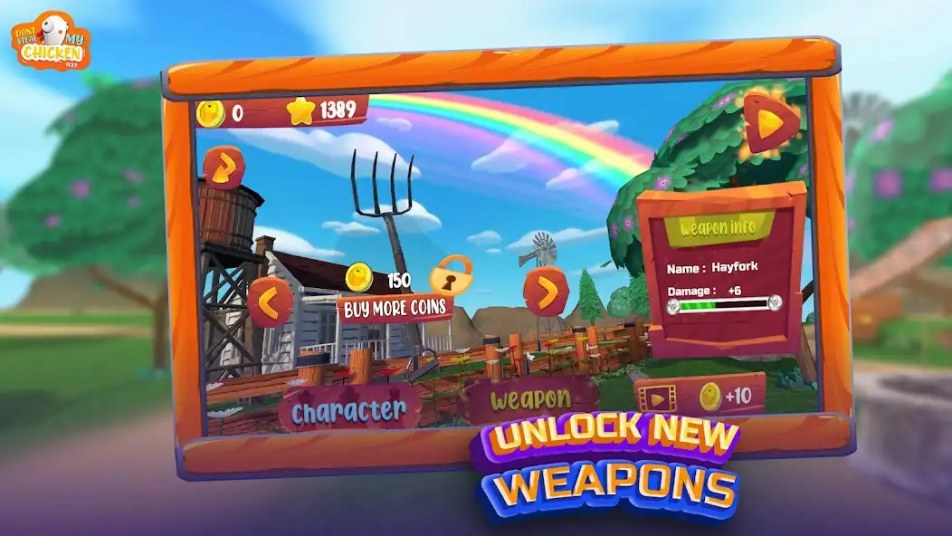 Play Dont Steal My Chicken as an online game Dont Steal My Chicken with UptoPlay