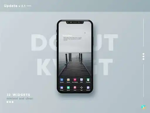 Play Donut KWGT as an online game Donut KWGT with UptoPlay