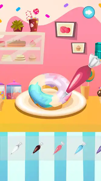 Play Donut Maker-Cooking Food Games as an online game Donut Maker-Cooking Food Games with UptoPlay