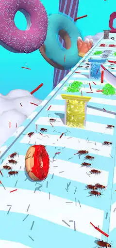 Play Donut Roll 3D  and enjoy Donut Roll 3D with UptoPlay