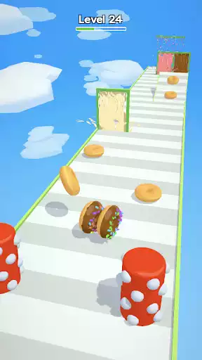 Play Donut Rush 3D  and enjoy Donut Rush 3D with UptoPlay