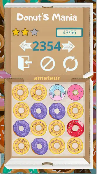 Play Donuts Mania - Puzzle as an online game Donuts Mania - Puzzle with UptoPlay