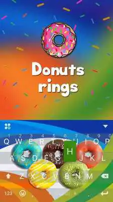 Play Donuts Rings Kika Keyboard