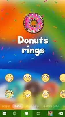 Play Donuts Rings Kika Keyboard
