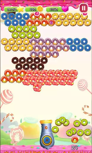 Play Donuts Shooter as an online game Donuts Shooter with UptoPlay
