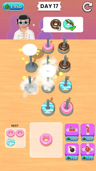 Play Donuts Time! as an online game Donuts Time! with UptoPlay