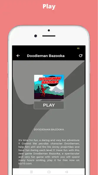 Play DOODIEMAN BAZOOKA as an online game DOODIEMAN BAZOOKA with UptoPlay