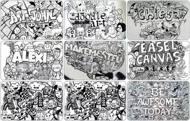 Play Doodle Art Name Drawings Ideas