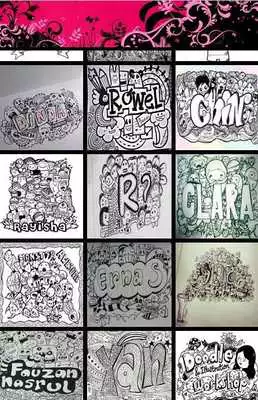 Play Doodle Art Name Drawings Ideas