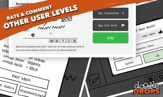Play Doodle Drops : Physics Puzzler