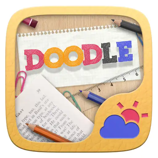 Free play online Doodle GO Weather Widget Theme  APK