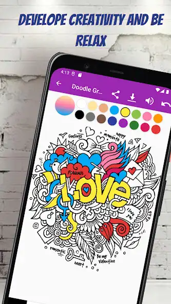 Play Doodle graffiti Coloring Pages as an online game Doodle graffiti Coloring Pages with UptoPlay