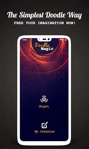 Play Doodle Magic Art App as an online game Doodle Magic Art App with UptoPlay