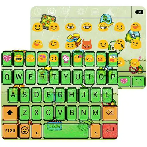 Run free android online Doodle Style Emoji Keyboard APK