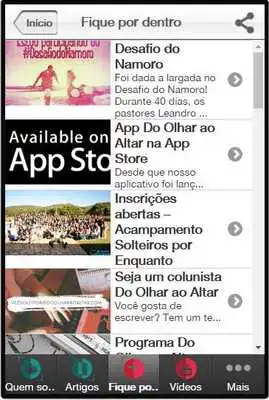 Play Do Olhar ao Altar app