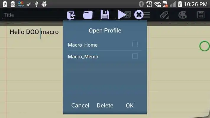Play DOO Macro