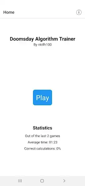 Play Doomsday Algorithm Trainer  and enjoy Doomsday Algorithm Trainer with UptoPlay