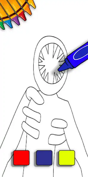 Play Doors Seek 2 Coloring Book as an online game Doors Seek 2 Coloring Book with UptoPlay