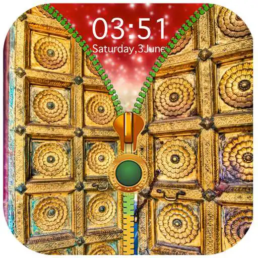 Play Door Zipper Lock Screen APK