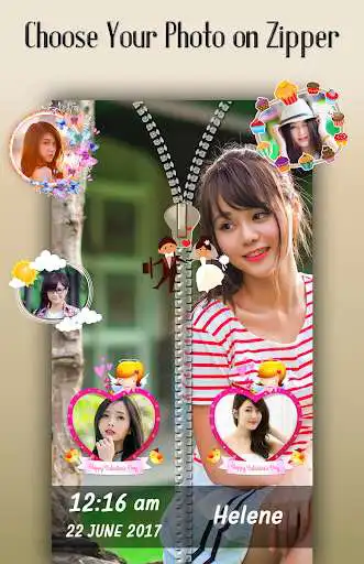 Play Door Zipper Lock Screen as an online game Door Zipper Lock Screen with UptoPlay