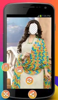 Play Dopatta Dress Photo Montage