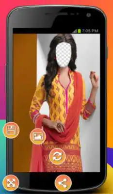 Play Dopatta Dress Photo Montage