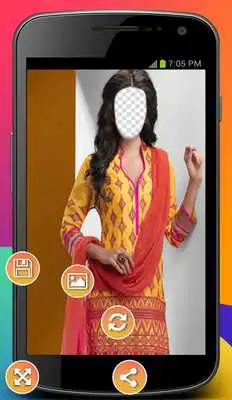 Play Dopatta Dress Photo Montage