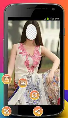 Play Dopatta Dress Photo Montage