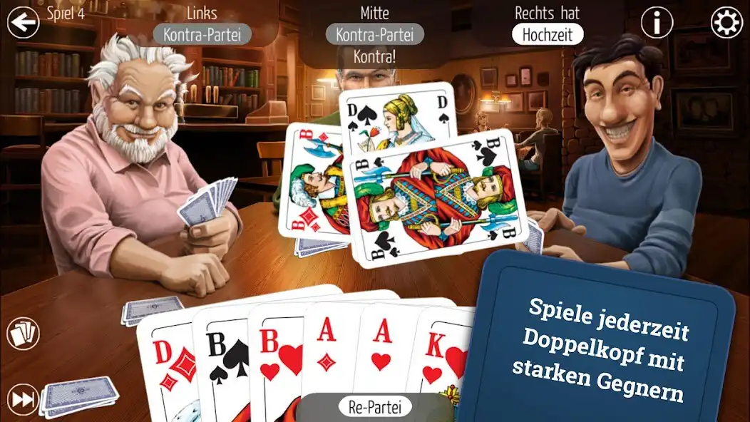 Play Doppelkopf HD  and enjoy Doppelkopf HD with UptoPlay