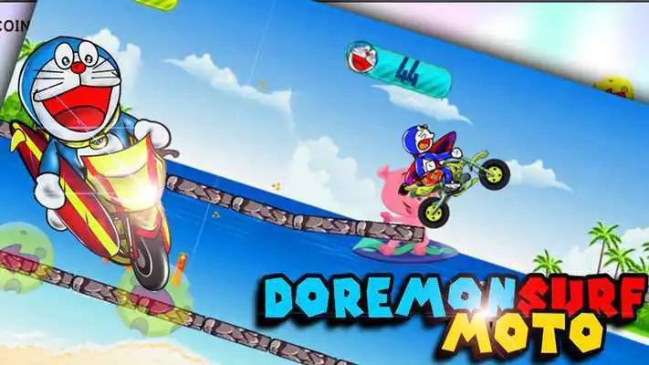 Play Doremon Surfing Motorcycle