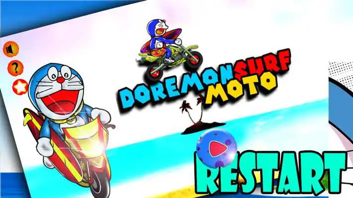 Play Doremon Surfing Motorcycle