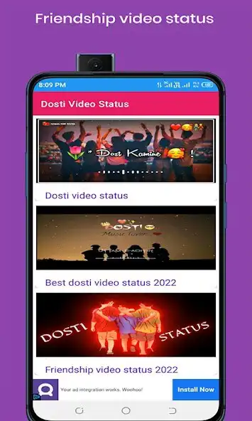 Play Dosti video status as an online game Dosti video status with UptoPlay