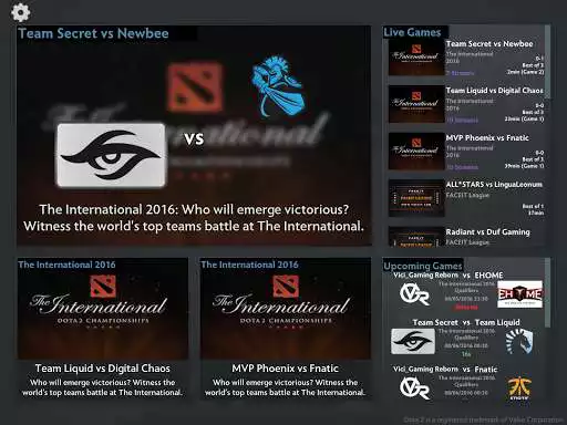 Play Dota Live Analytics as an online game Dota Live Analytics with UptoPlay