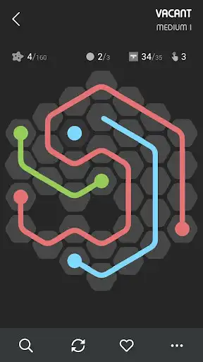 Play Dot Connect: Vacant Hexagon as an online game Dot Connect: Vacant Hexagon with UptoPlay