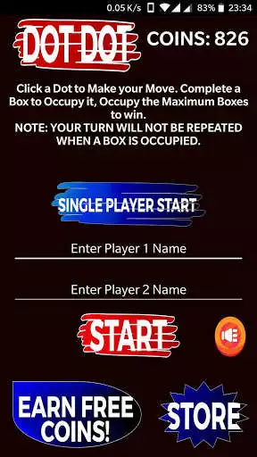Play APK Dot Dot - 2 Player Offline Dots and Boxes  and enjoy Dot Dot - 2 Player Offline Dots and Boxes with UptoPlay com.esenpi.pienjay.dotdot