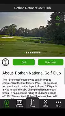 Play Dothan National Golf Club