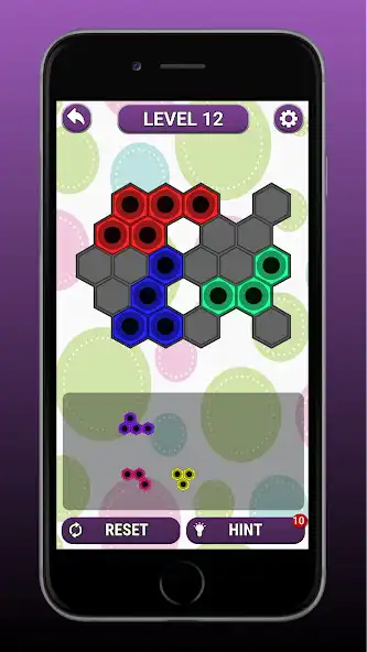 Play Dot Hexa Block Puzzle Game as an online game Dot Hexa Block Puzzle Game with UptoPlay