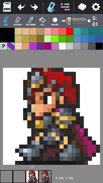 Play Dot Maker - Pixel Art Painter as an online game Dot Maker - Pixel Art Painter with UptoPlay