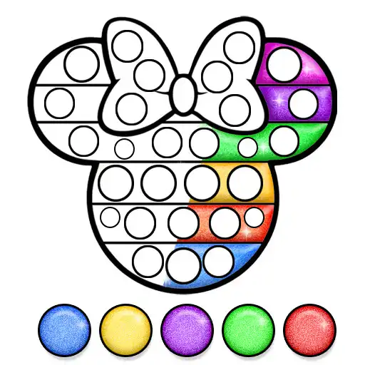Play Dot Makers Glitter Coloring APK