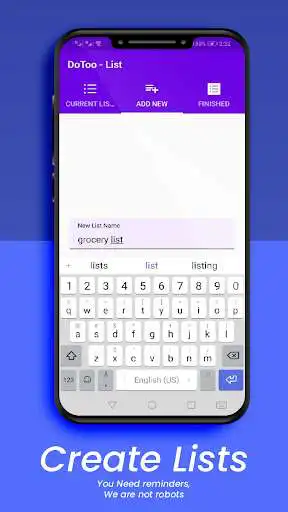 Play DoToo List: To-Do List, Task Lists and sublists  and enjoy DoToo List: To-Do List, Task Lists and sublists with UptoPlay