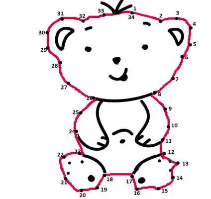 Play dot to dot : connect numbers