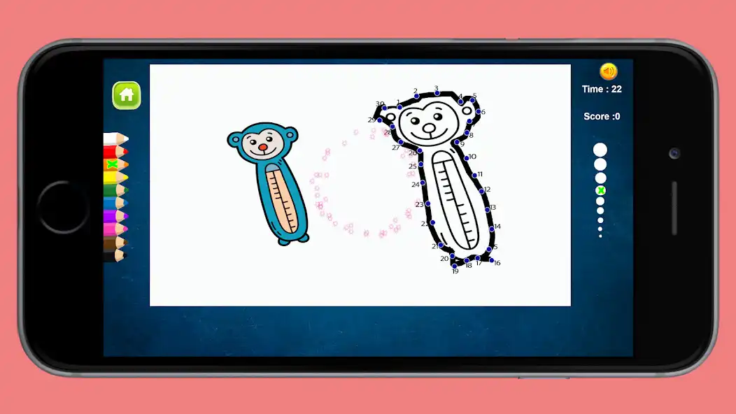 Play Dot to Dots Coloring as an online game Dot to Dots Coloring with UptoPlay