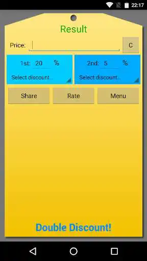 Play Double Discount Calculator  and enjoy Double Discount Calculator with UptoPlay
