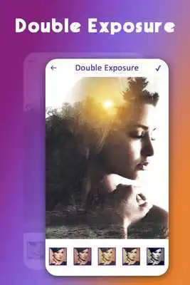 Play Double Exposure Effect : Blend Me Editor