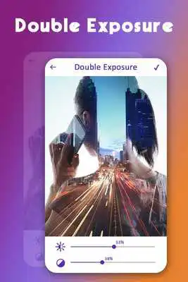 Play Double Exposure Effect : Blend Me Editor
