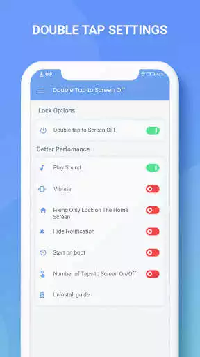 Play Double Tap Screen Off as an online game Double Tap Screen Off with UptoPlay