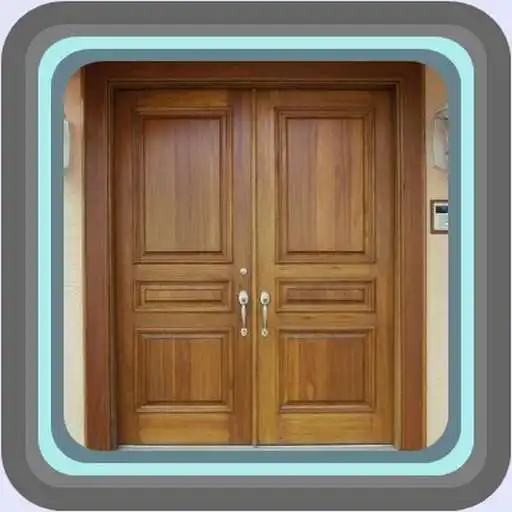 Play double wooden door model APK Play double wooden door model APK
