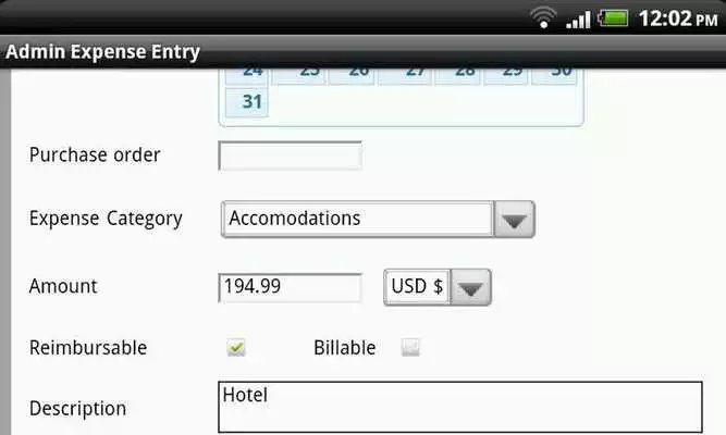 Play Dovico Admin Expense Entry
