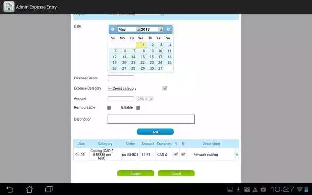 Play Dovico Admin Expense Entry