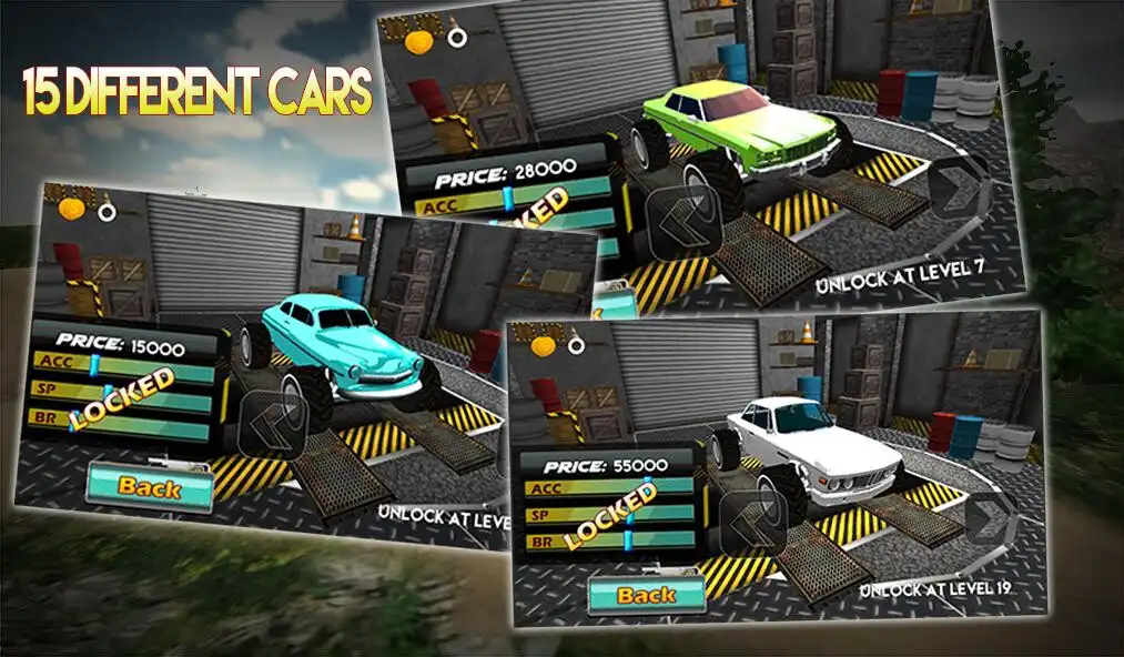 Play Downhill Monster Car Racing as an online game Downhill Monster Car Racing with UptoPlay